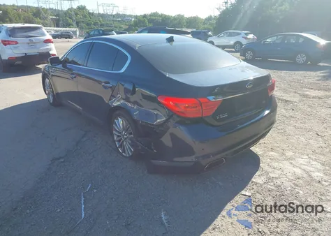 2015 Kia K900 Luxury z USA, uszkodzony, nr VIN KNALW4D45F6017590